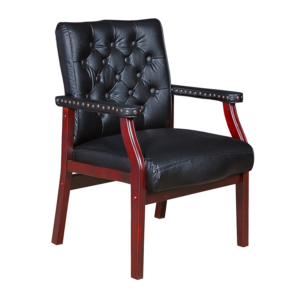 Ivy League Side Chair- Black. Picture 1