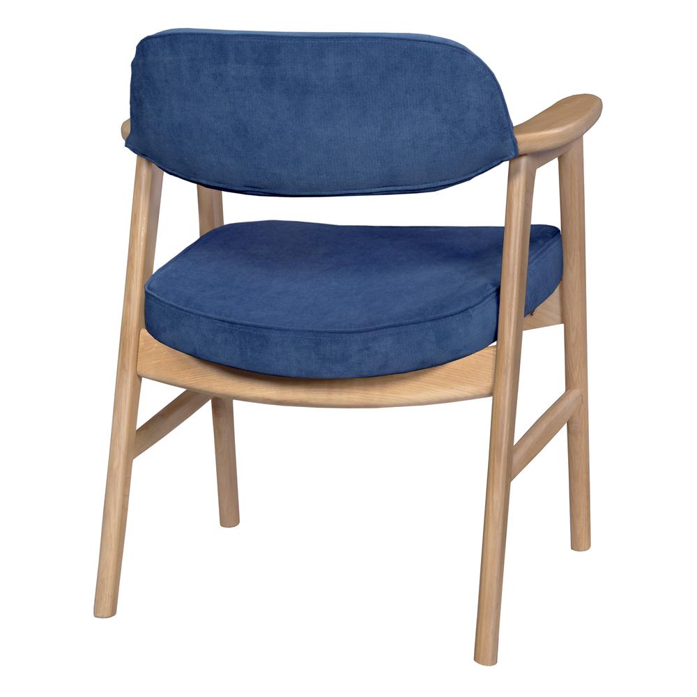 476 Side Chair - Natural/ Navy Blue. Picture 5