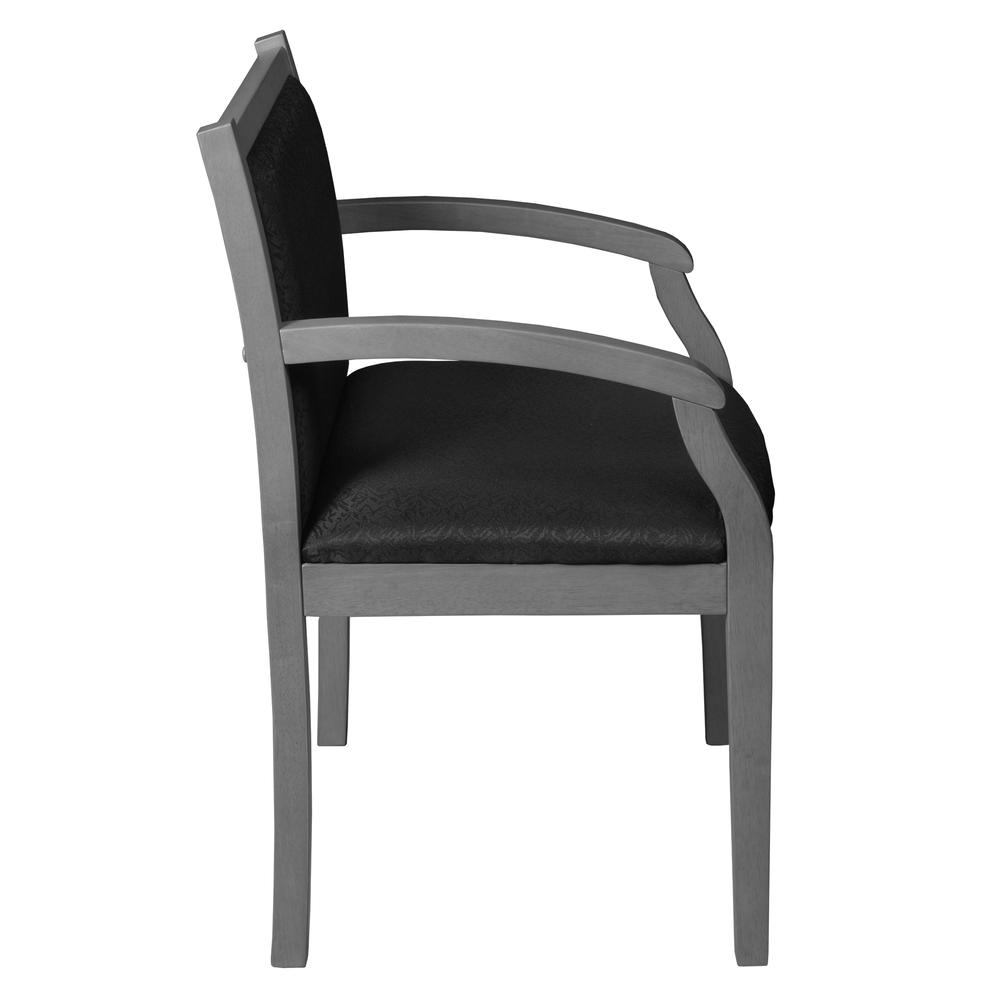 Regent Side Chair- Grey/ Black. Picture 4