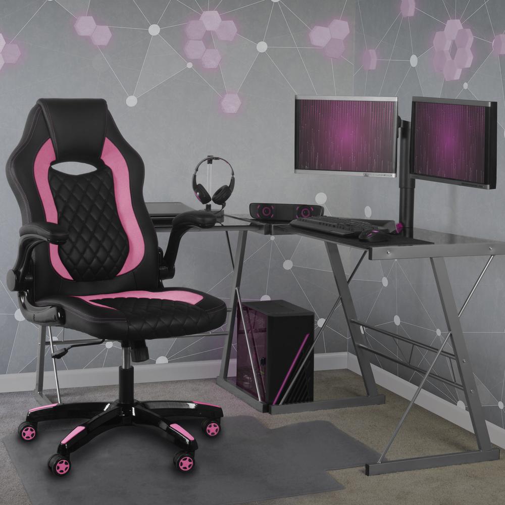 AON Archeus Ergonomic Gaming Chair - Black & Pink. Picture 3