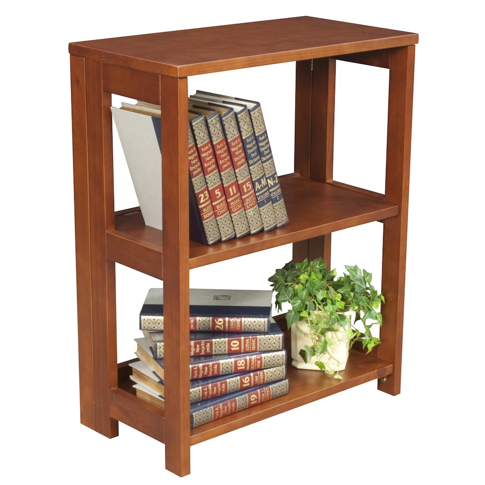 Flip Flop 28" High Folding Bookcase- Cherry. The main picture.