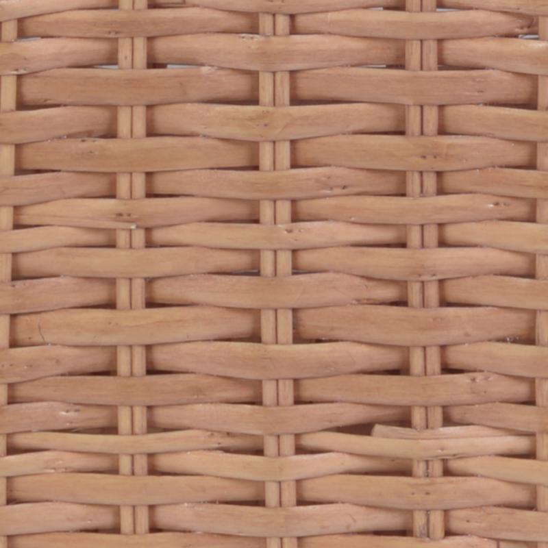 Niche Cubo Set of 12 Half-Size Foldable Wicker Storage Basket- Natural. Picture 2
