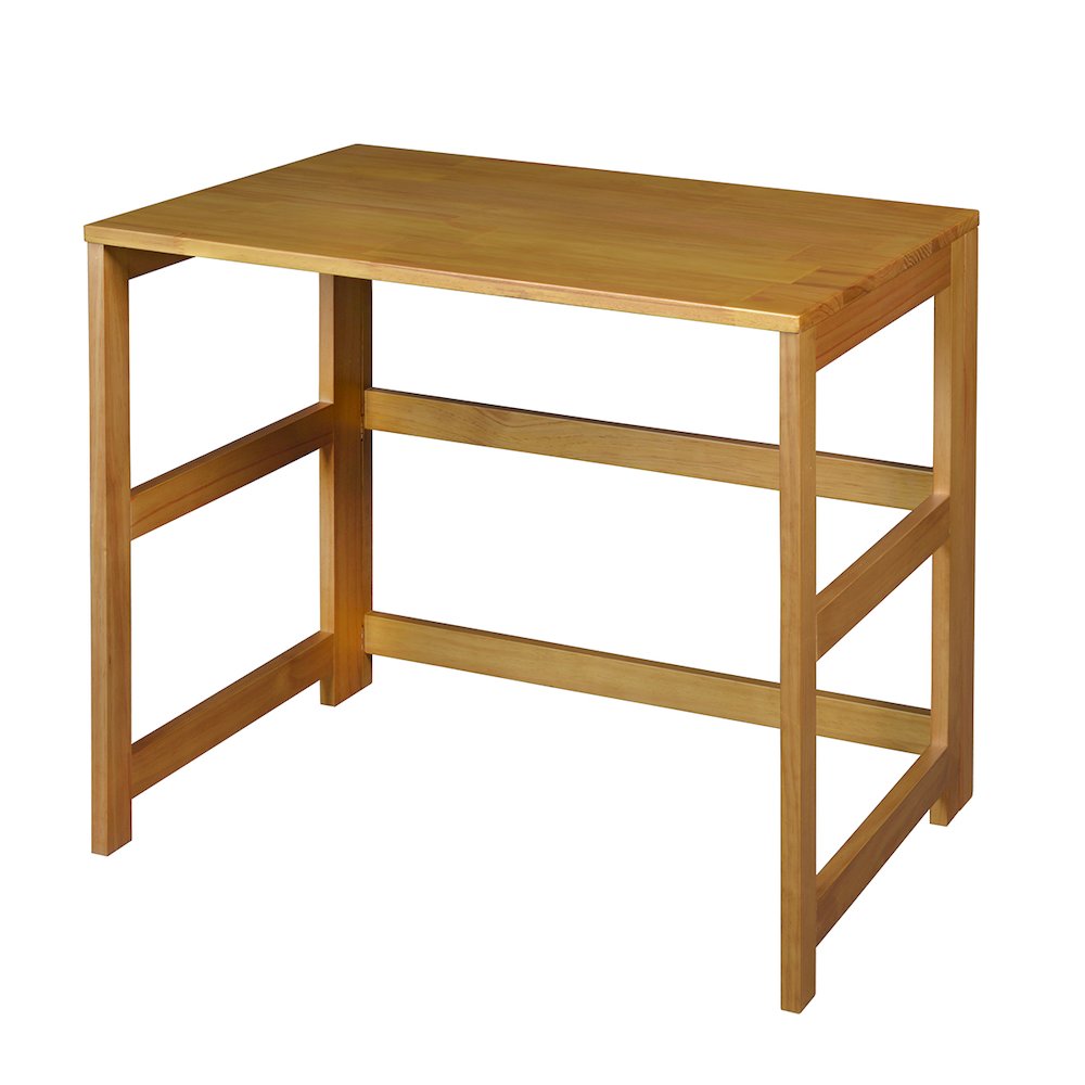 Flip Flop 31" Folding Desk- Medium Oak. Picture 1
