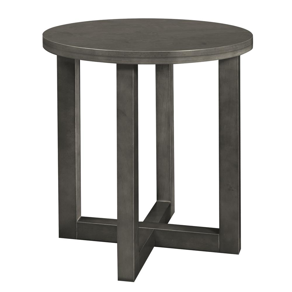 Regency Chloe 21 in. Round Accent Table For Living Room- Grey. The main picture.