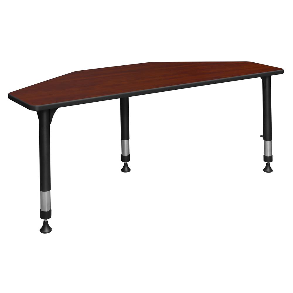 I-Promise 60" 2 Student Desk- Cherry. Picture 2