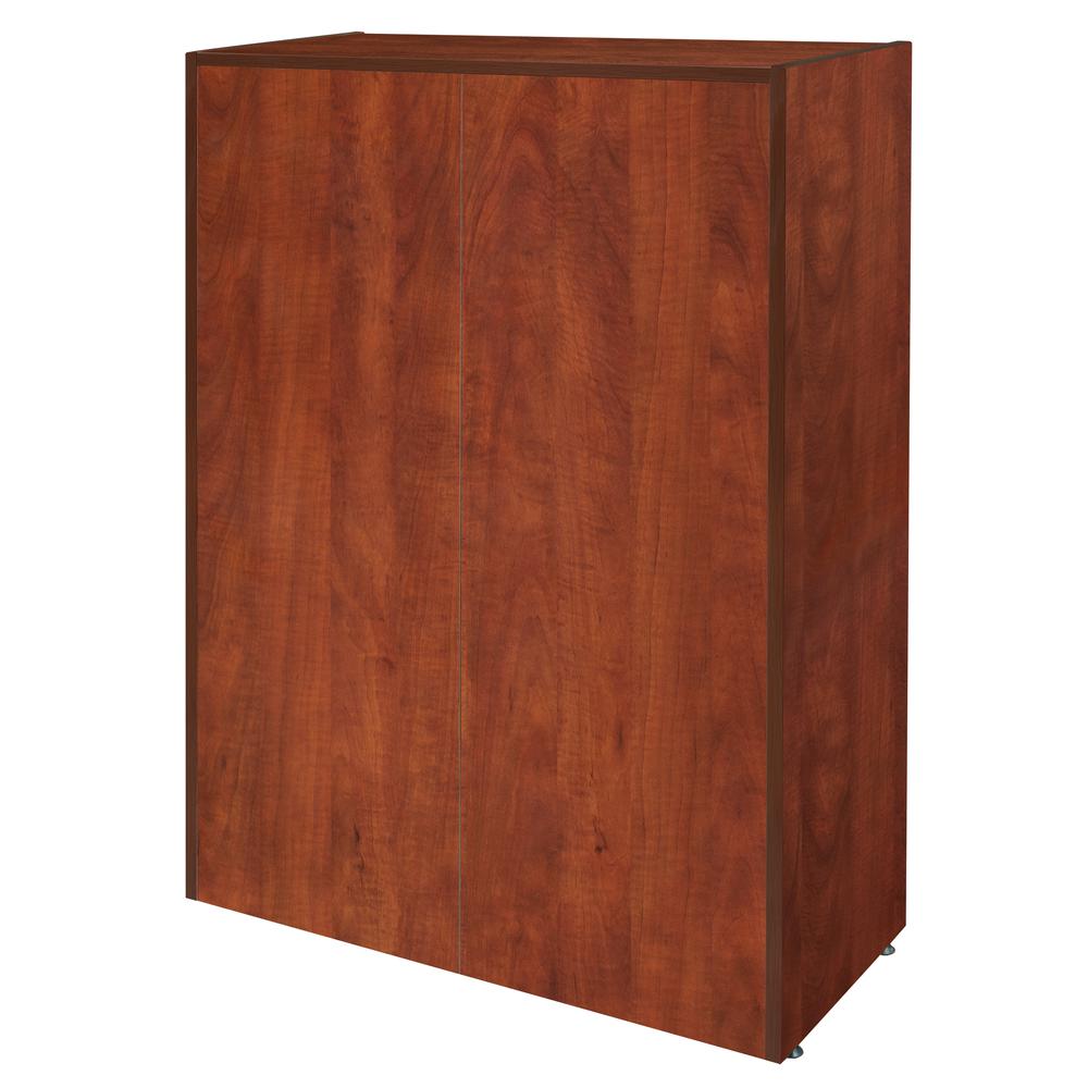 Legacy 47" High Bookcase- Cherry. Picture 3
