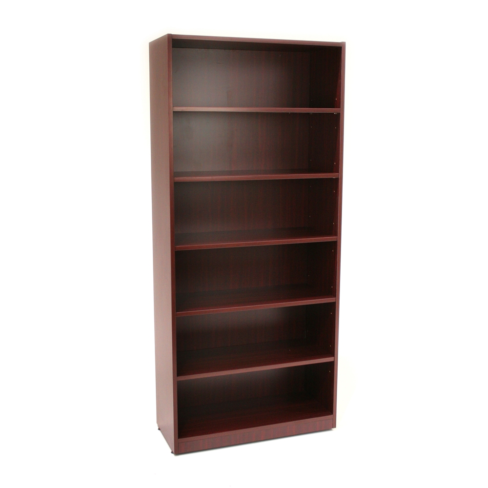 Legacy 71" High Bookcase- Mahogany. Picture 1