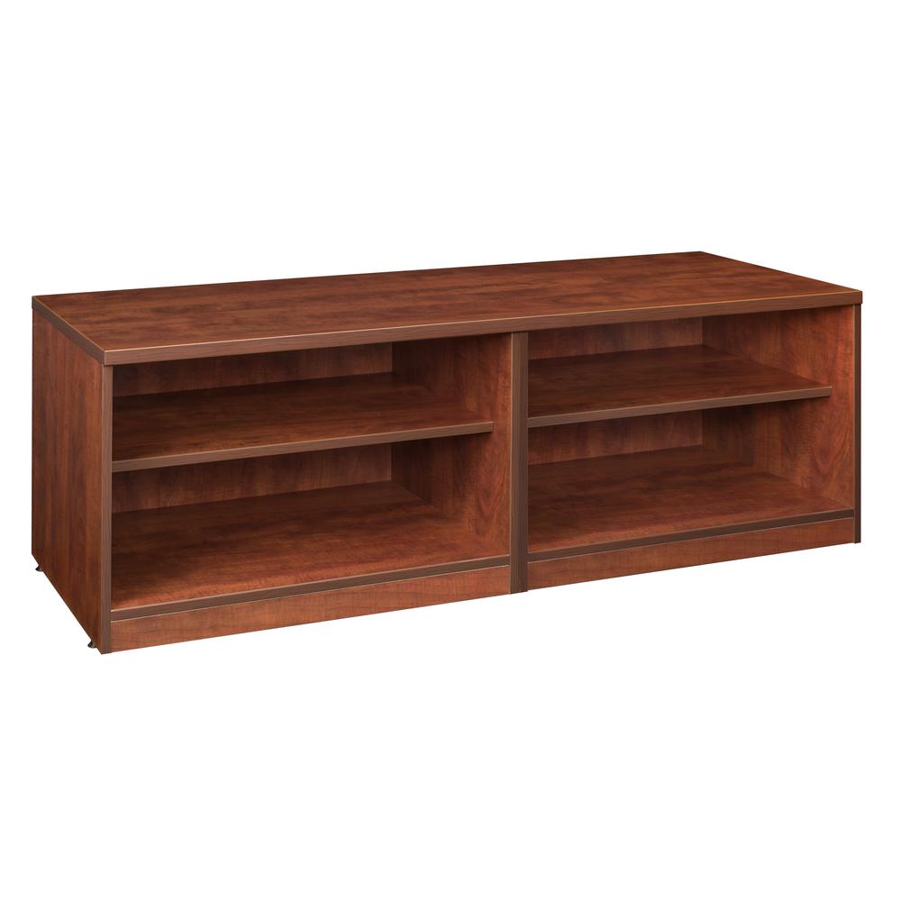 Legacy Double Open Shelf Low Credenza- Cherry. The main picture.