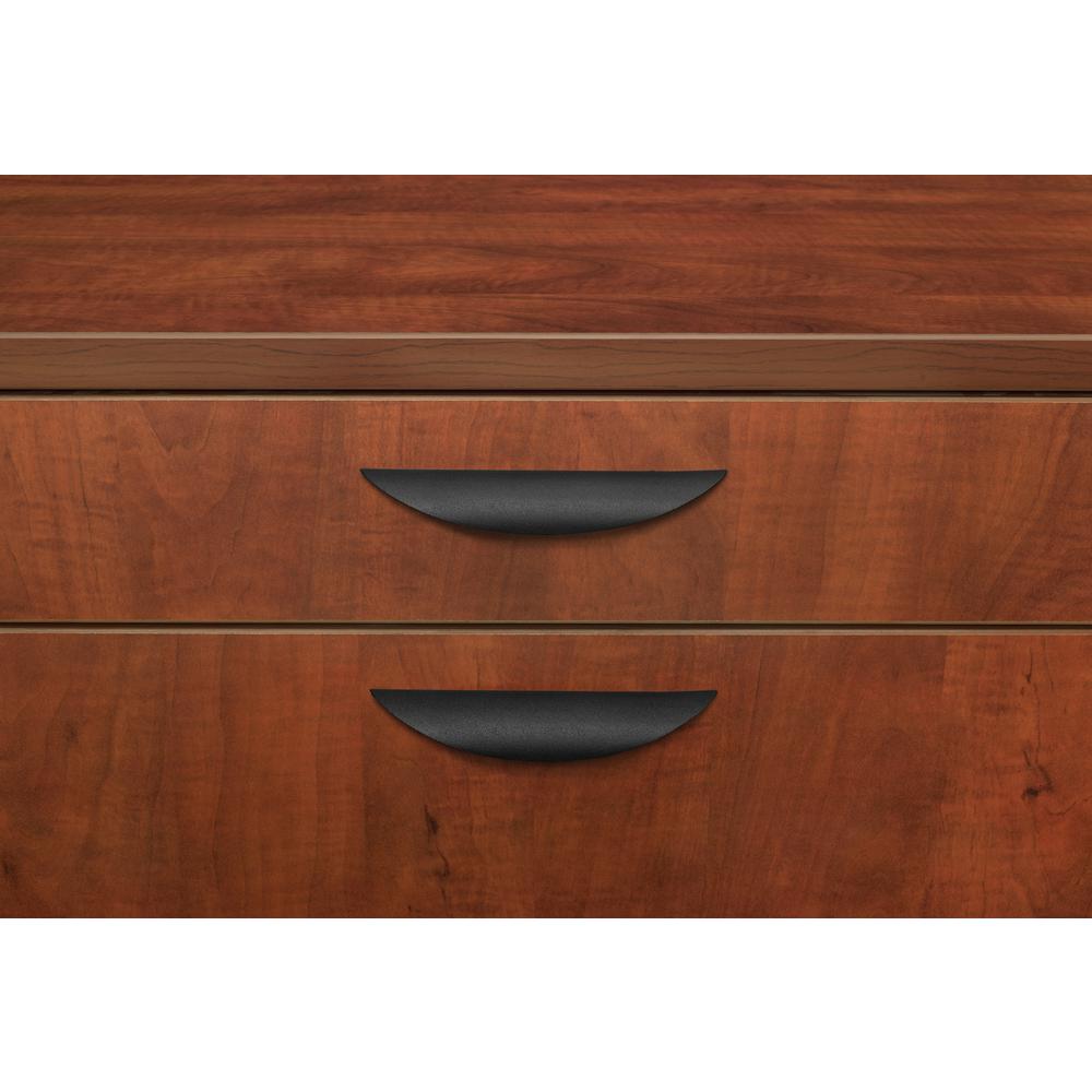 Legacy Lateral/Open Shelf Low Credenza- Cherry. Picture 5