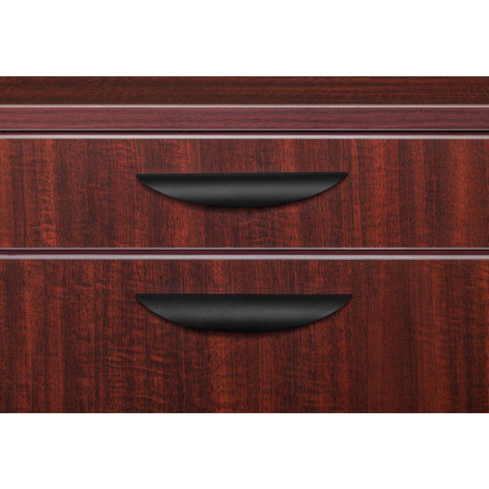 Legacy Lateral/Open Shelf Low Credenza- Mahogany. Picture 5