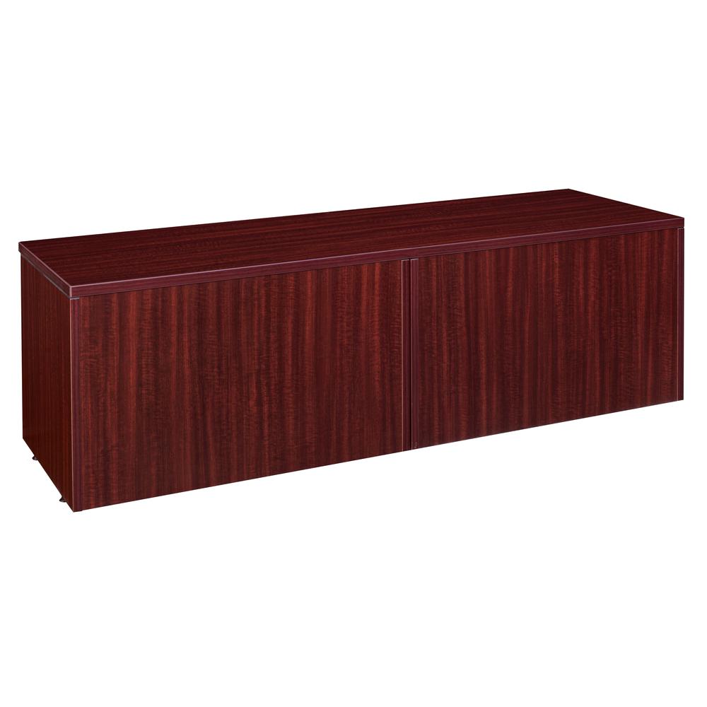 Legacy Double Lateral Low Credenza- Mahogany. Picture 4