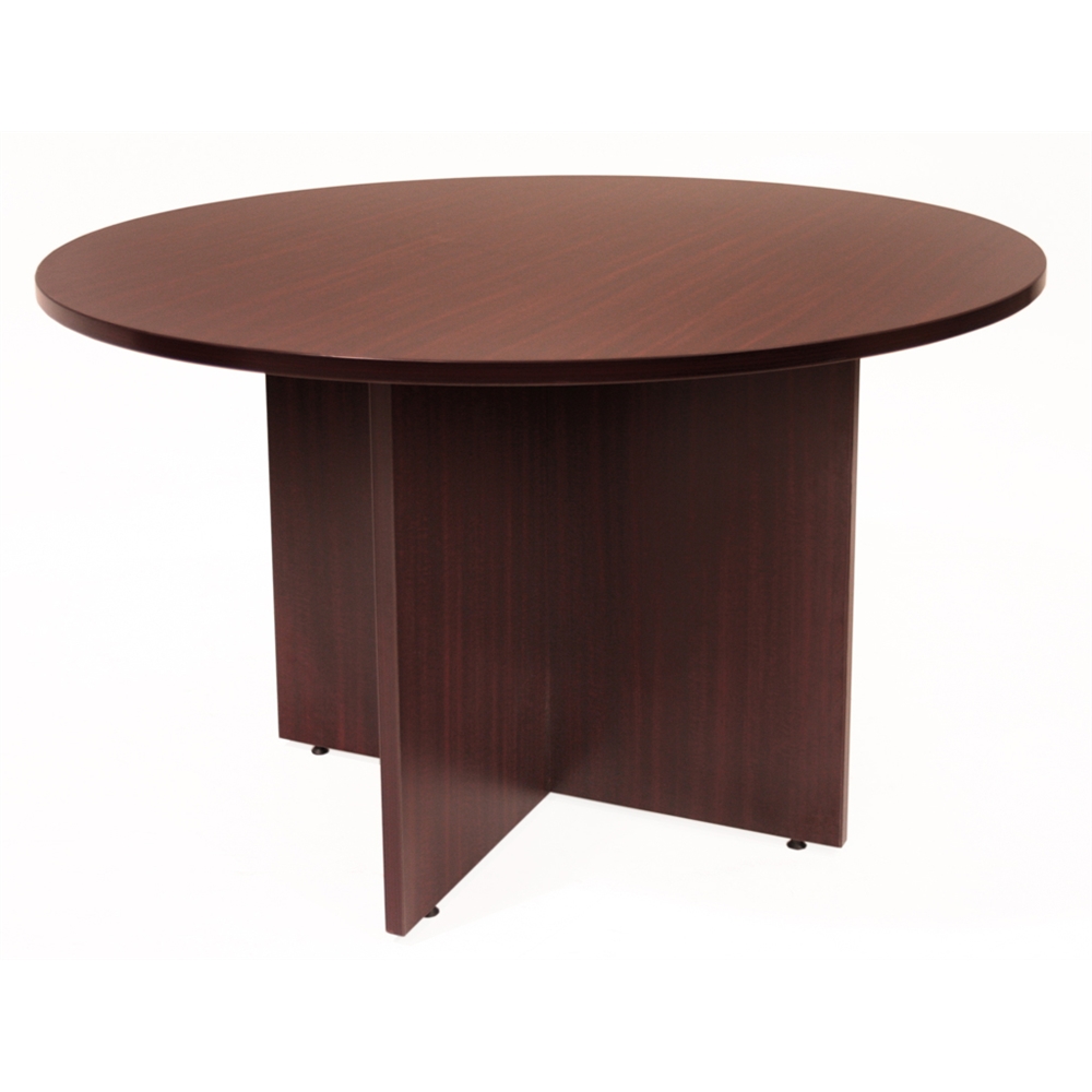 Legacy 42" Round Conference Table- Mahogany. Picture 1