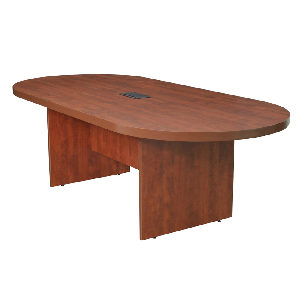 Legacy 95" Racetrack Conference Table with Power Data Grommet- Cherry. The main picture.