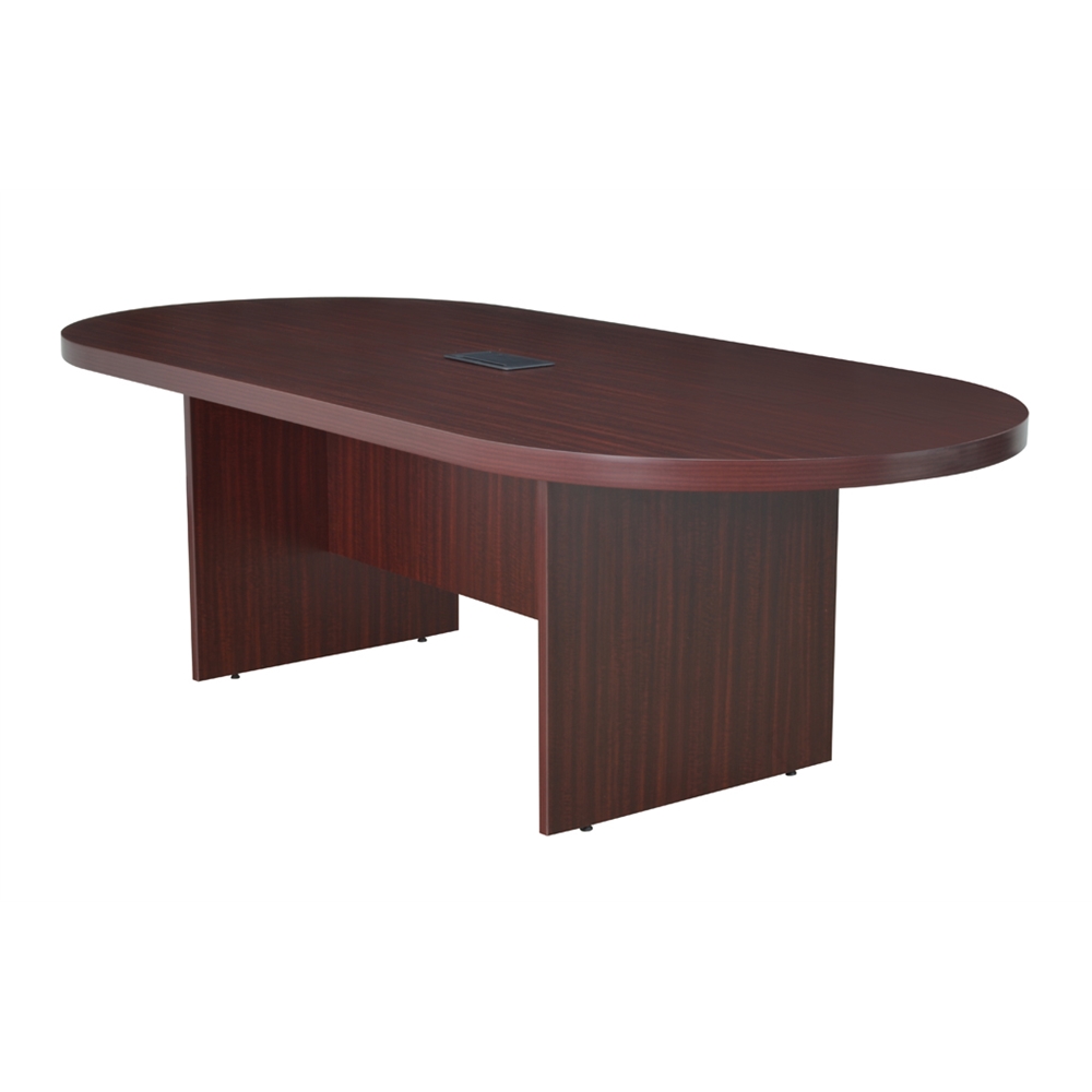 Legacy 95" Racetrack Conference Table with Power Data Grommet- Mahogany. The main picture.