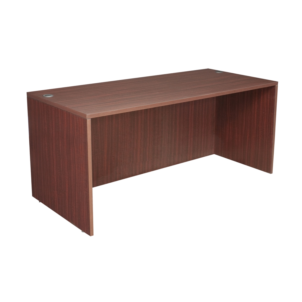 Legacy 66" Desk Shell- Mahogany. Picture 1
