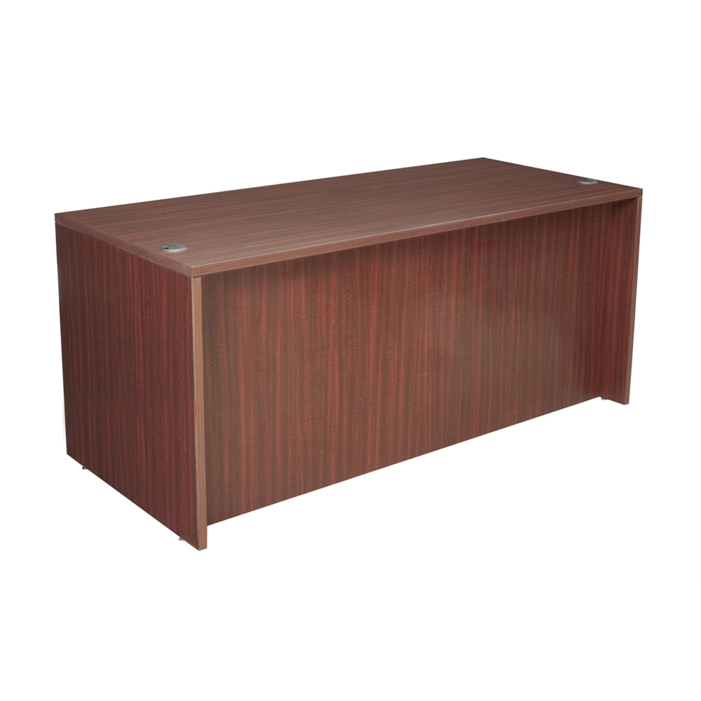 Legacy 66" Desk Shell- Mahogany. Picture 3