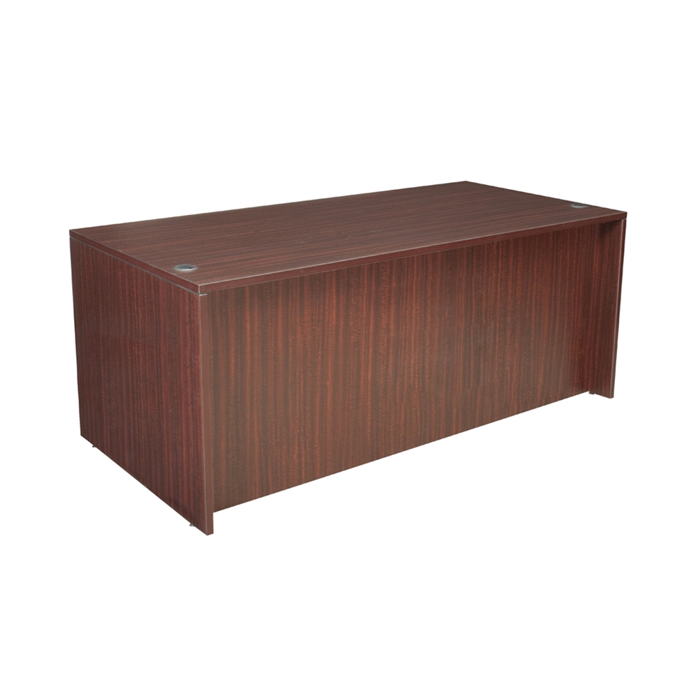 Legacy 71" Desk Shell- Mahogany. Picture 2