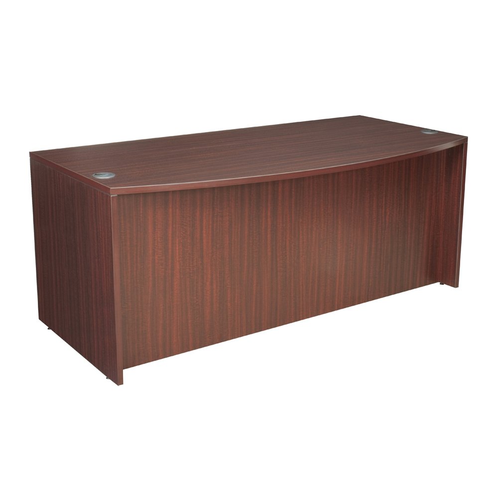 Legacy 71" Full Double Pedestal Desk- Mahogany. Picture 2