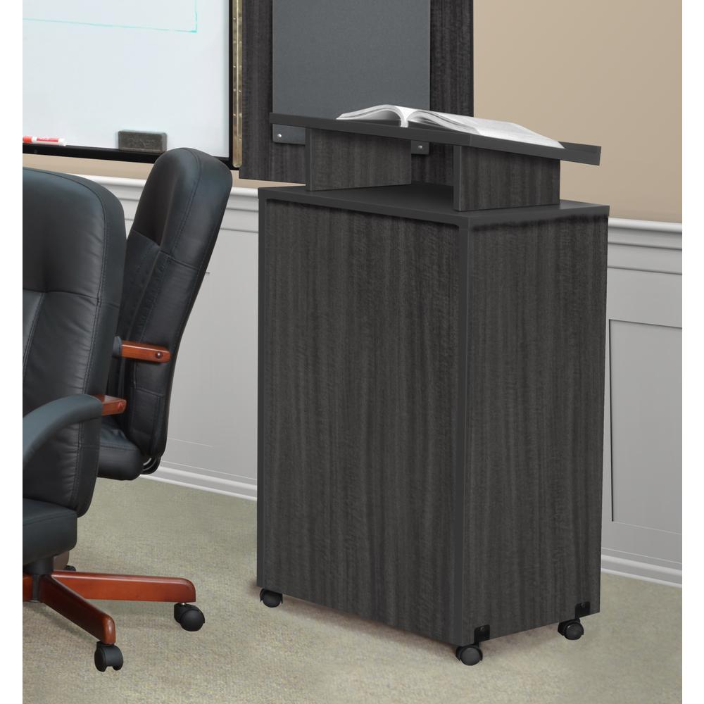Legacy Freestanding Lectern- Ash Grey. Picture 3