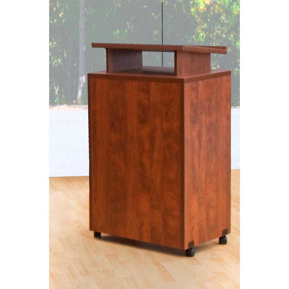 Legacy Freestanding Lectern- Cherry. Picture 2