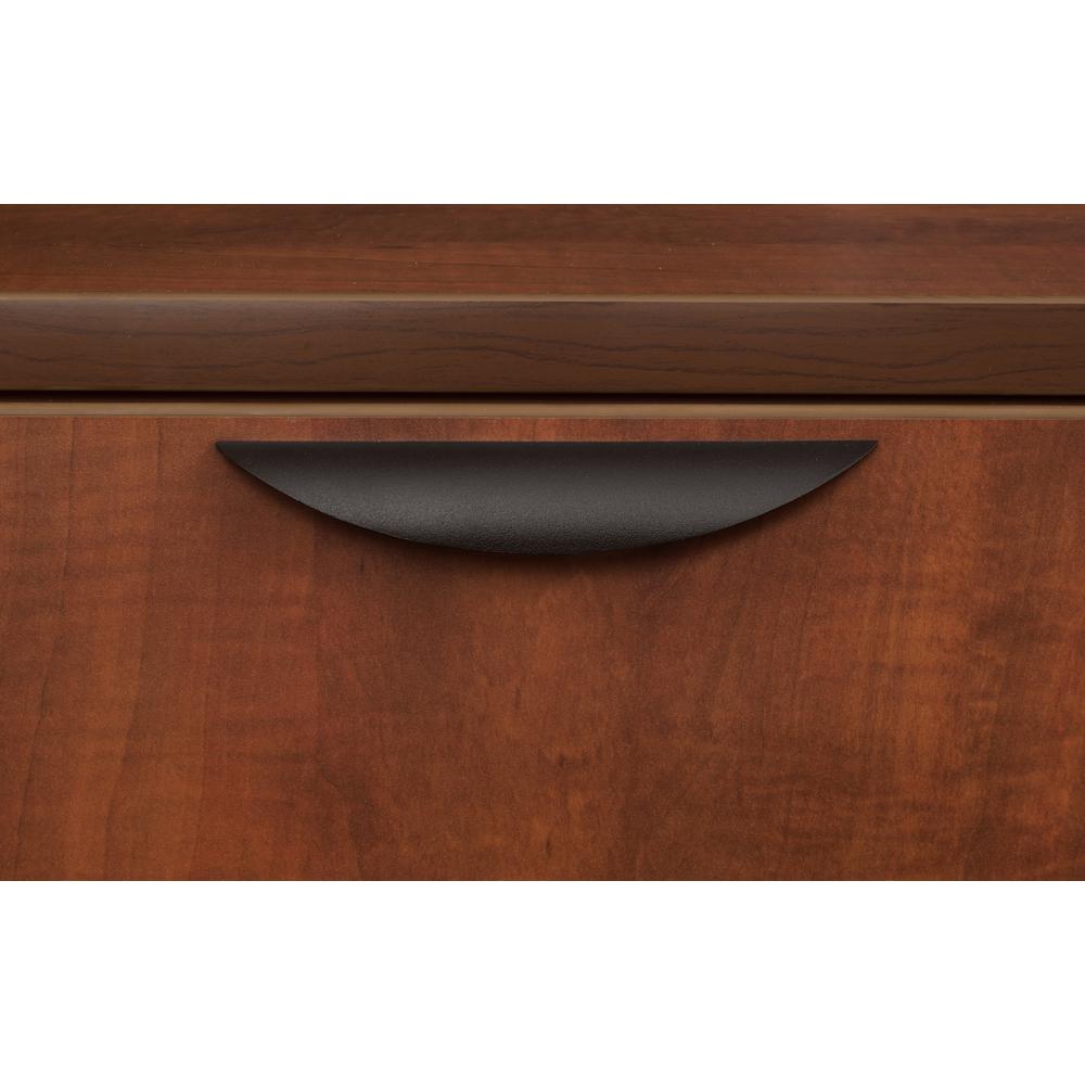 Legacy 60" Double Pedestal L-Desk with 35" Return- Cherry. Picture 5