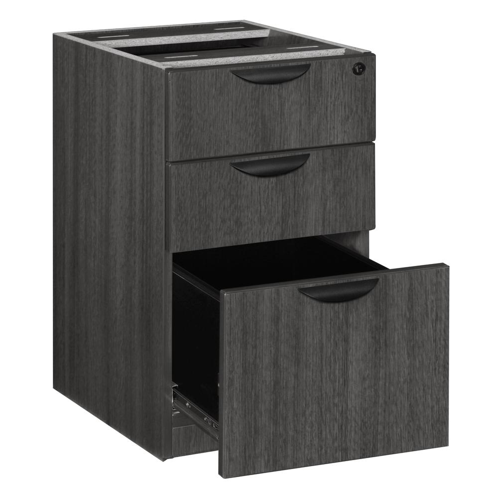 Legacy Box Box File Pedestal- Ash Grey. Picture 4