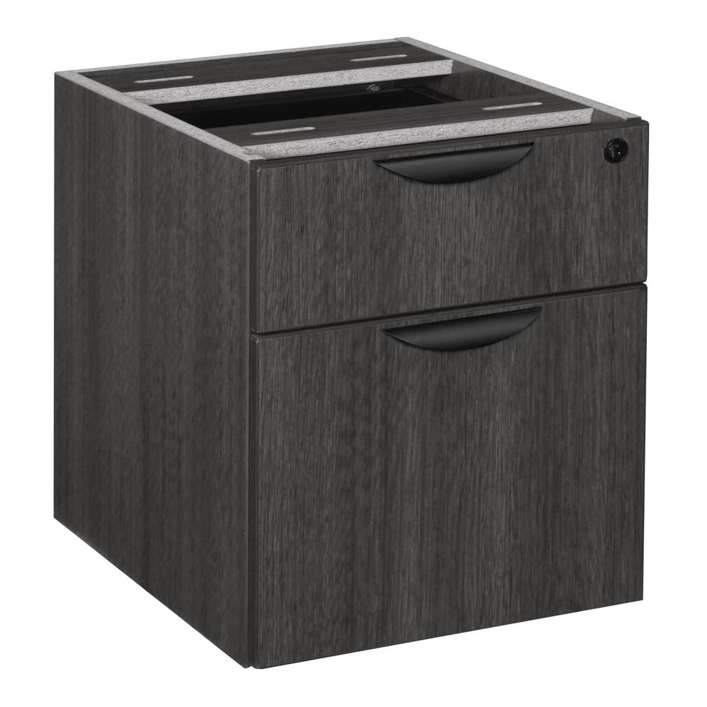 Legacy Box File Pedestal- Ash Grey. Picture 1