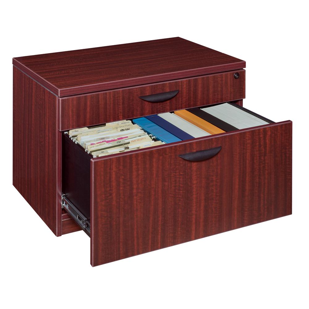 Legacy 20" Low Box File Lateral- Mahogany. Picture 5