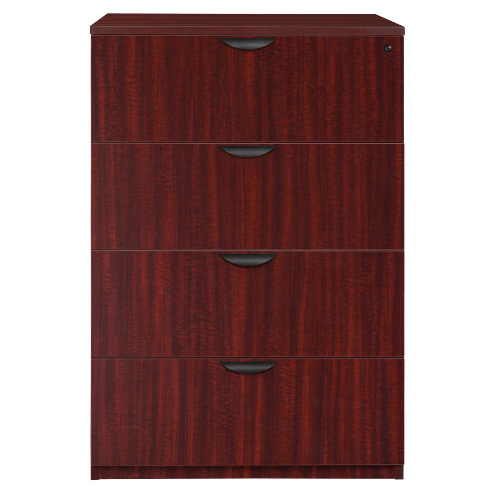 Legacy 4-Drawer Lateral File- Mahogany. Picture 2