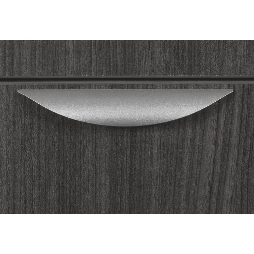 Legacy Double Box File Pedestal Reception Desk- Ash Grey. Picture 6