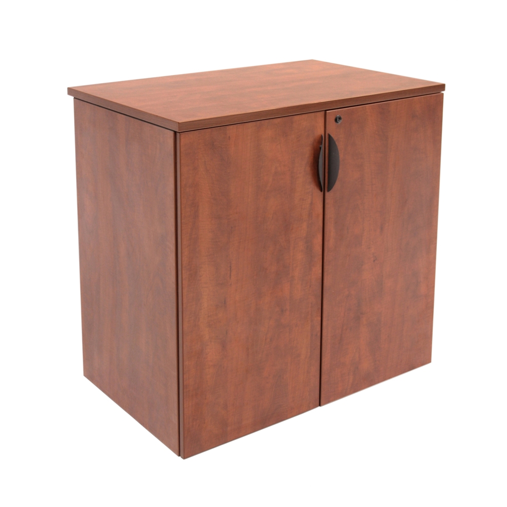 Legacy 35" Stackable Storage Cabinet- Cherry. Picture 1