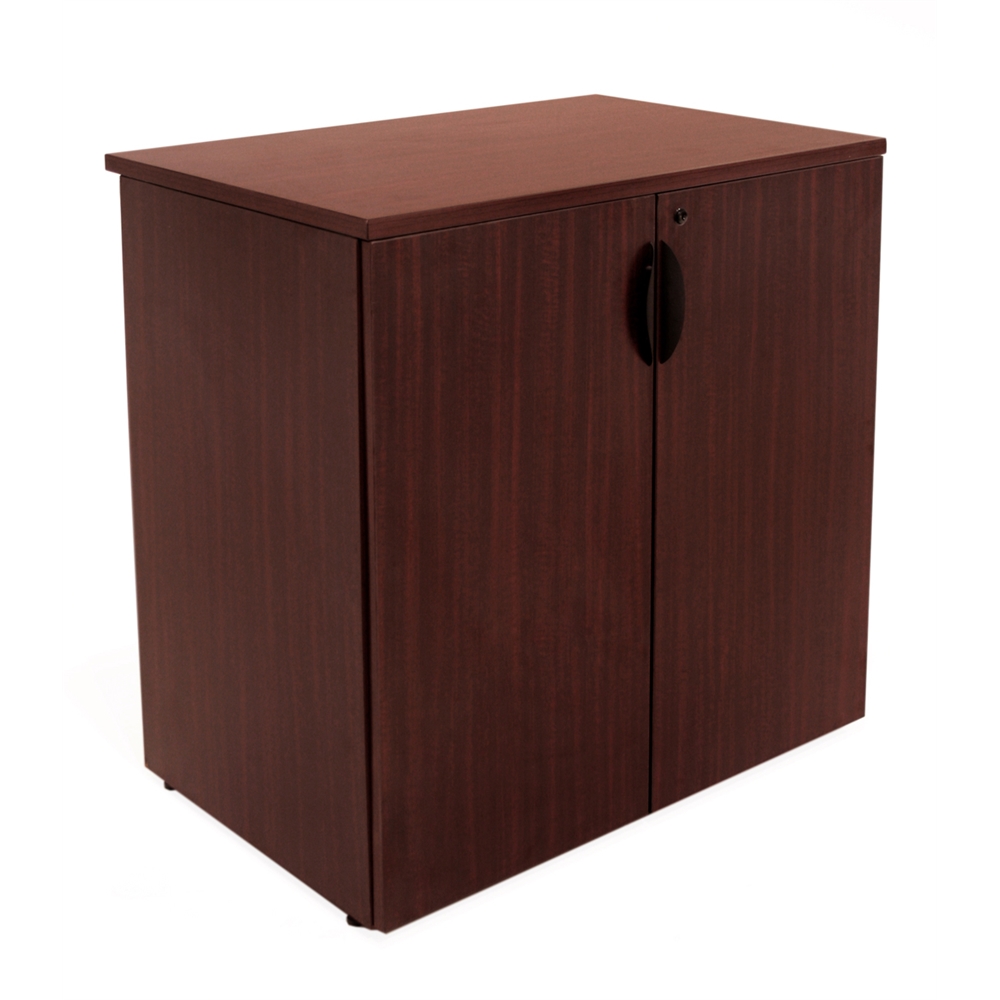 Legacy 35" Stackable Storage Cabinet- Mahogany. Picture 1