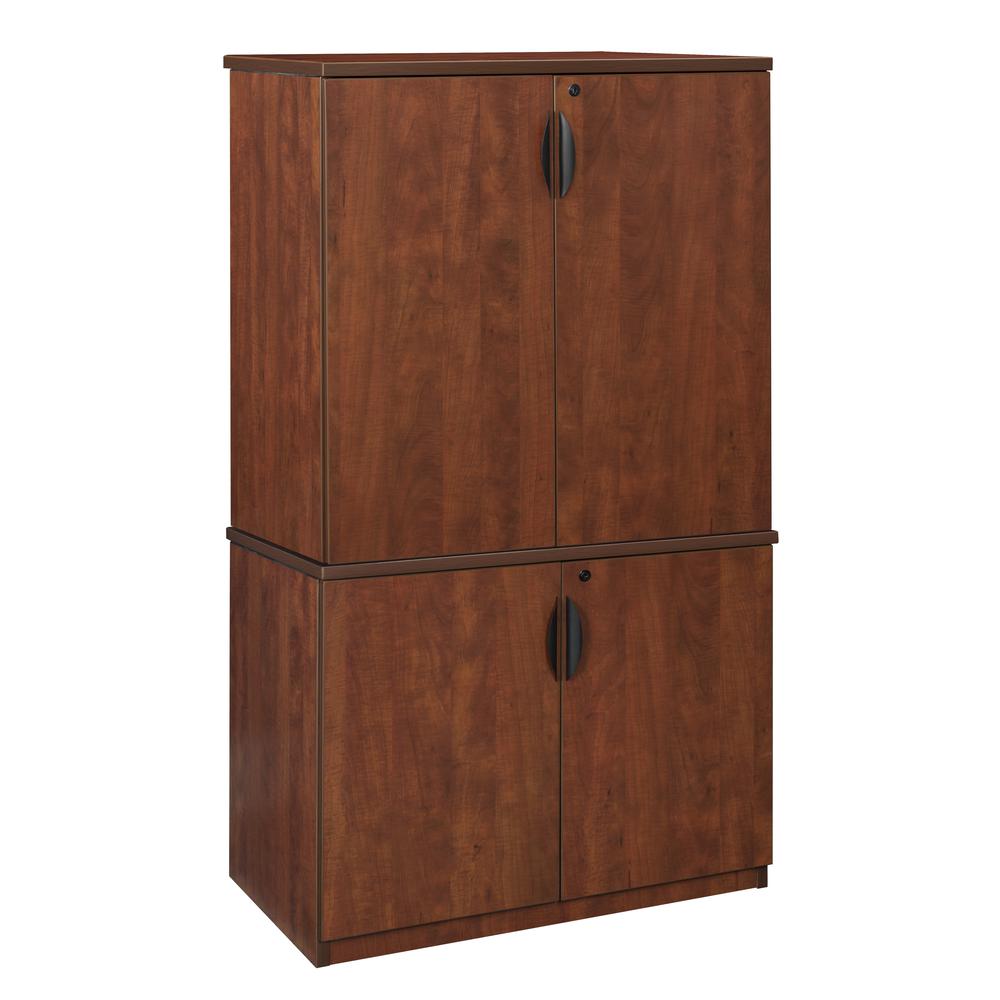 Legacy 29" Storage Cabinet with 35" Storage Cabinet- Cherry. Picture 1