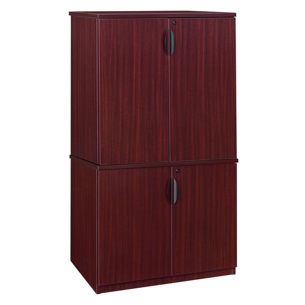 Legacy 29" Storage Cabinet with 35" Storage Cabinet- Mahogany. Picture 1