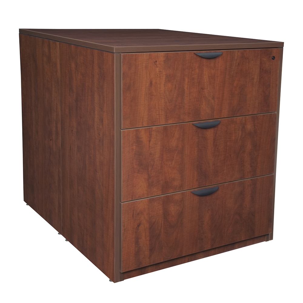 Legacy Stand Up Back to Back Storage Cabinet/ Lateral File- Cherry. Picture 3