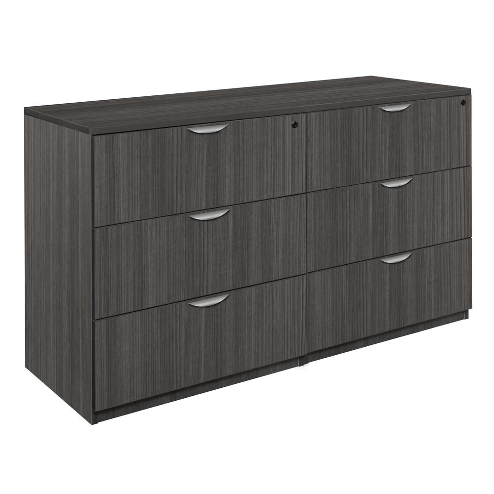 Legacy Stand Up Side to Side Lateral File/ Lateral File- Ash Grey. Picture 1