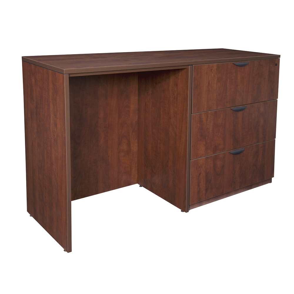 Legacy Stand Up Side to Side Lateral File/ Desk- Cherry. Picture 1
