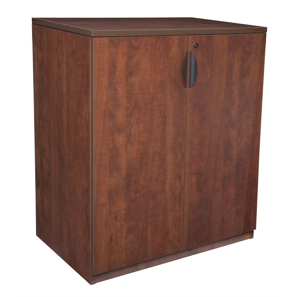 Legacy Stand Up Storage Cabinet- Cherry. Picture 1