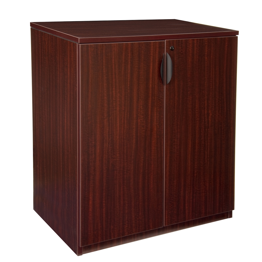 Legacy Stand Up Storage Cabinet- Mahogany. Picture 1