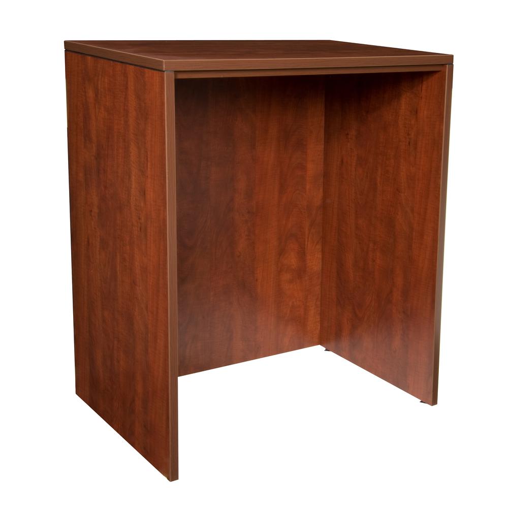 Legacy Stand Up Desk- Cherry. Picture 1