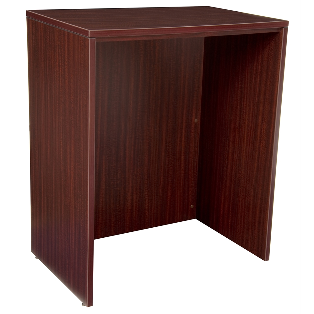 Legacy Stand Up Desk- Mahogany. Picture 1