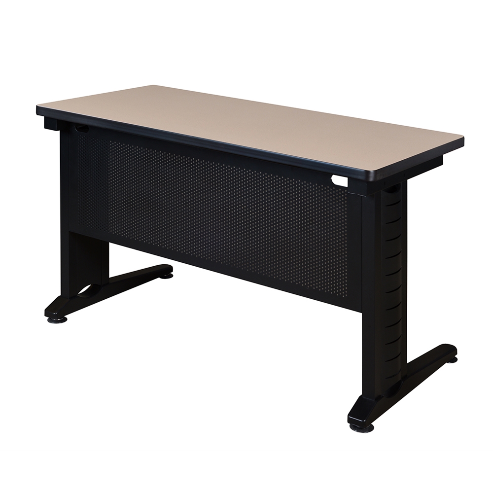 Fusion 42" x 24" Training Table- Beige. Picture 2