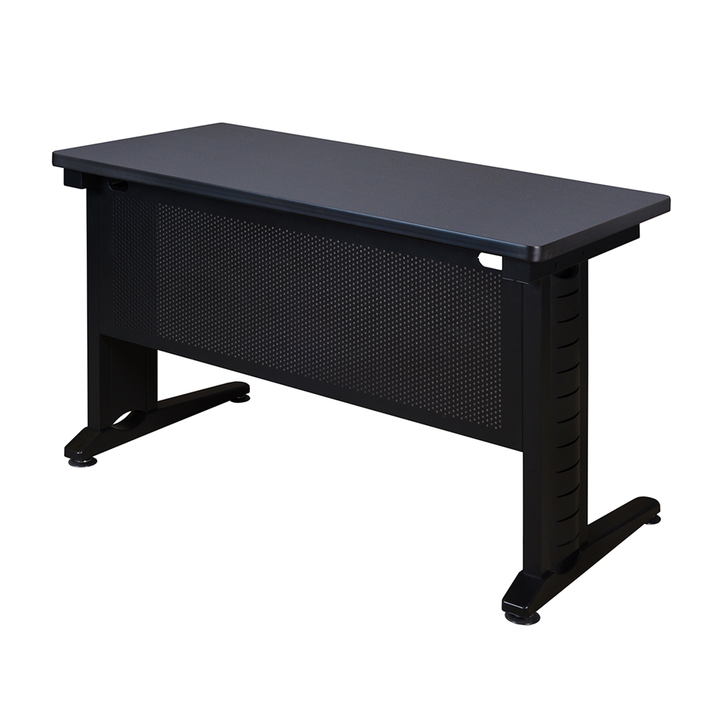 Fusion 42" x 24" Training Table- Grey. Picture 2