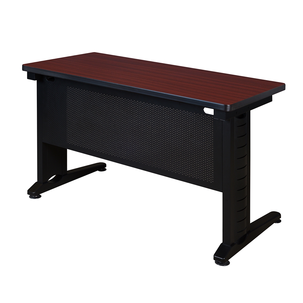 Fusion 48" x 24" Training Table- Mahogany. Picture 2