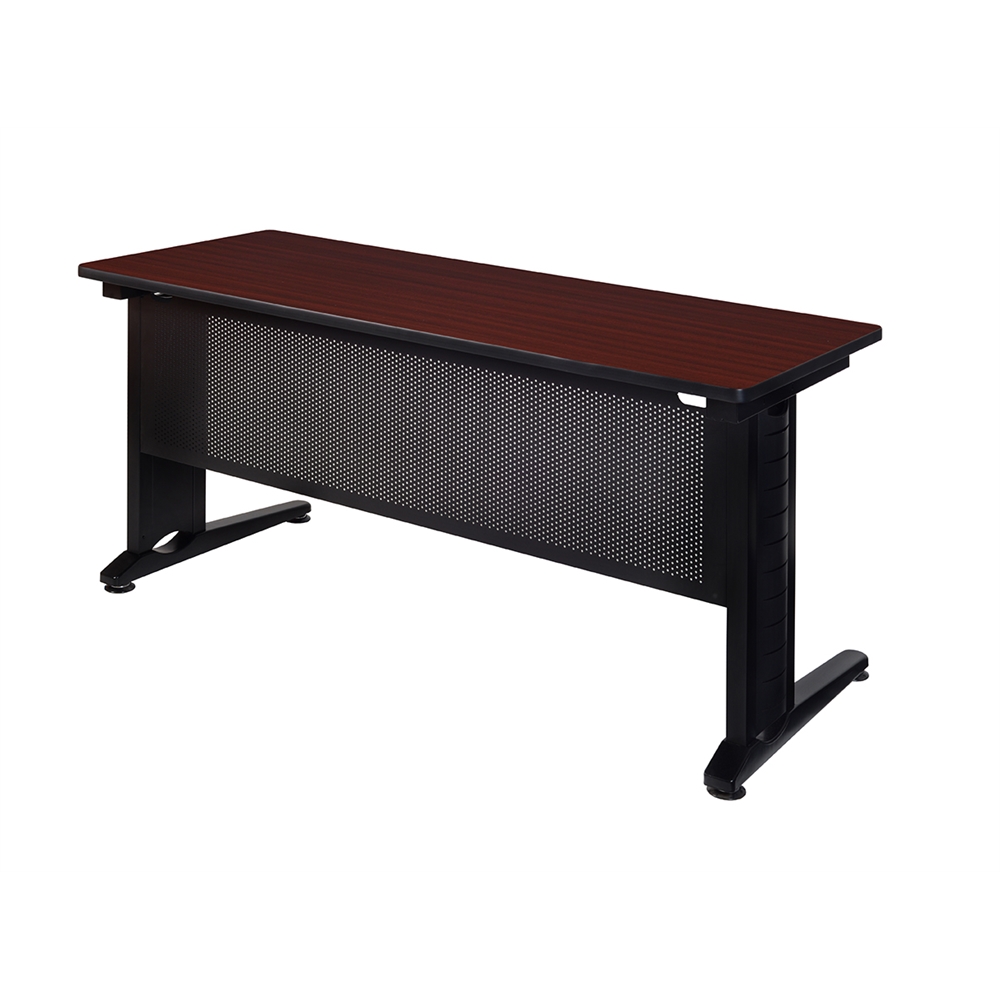 Fusion 60" x 24" Training Table- Mahogany. Picture 3