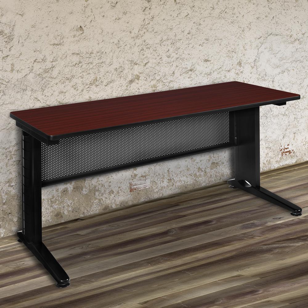 Fusion Modesty Panel for 66" Desk- Black. Picture 3