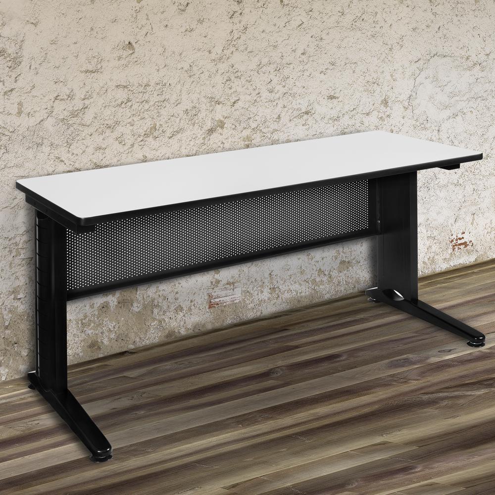 Fusion Modesty Panel for 72" Desk- Black. Picture 3
