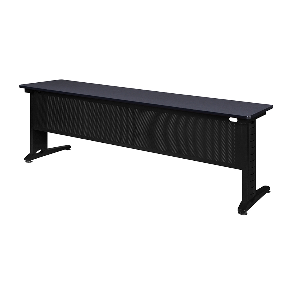 Fusion 84" x 24" Training Table- Grey. Picture 3