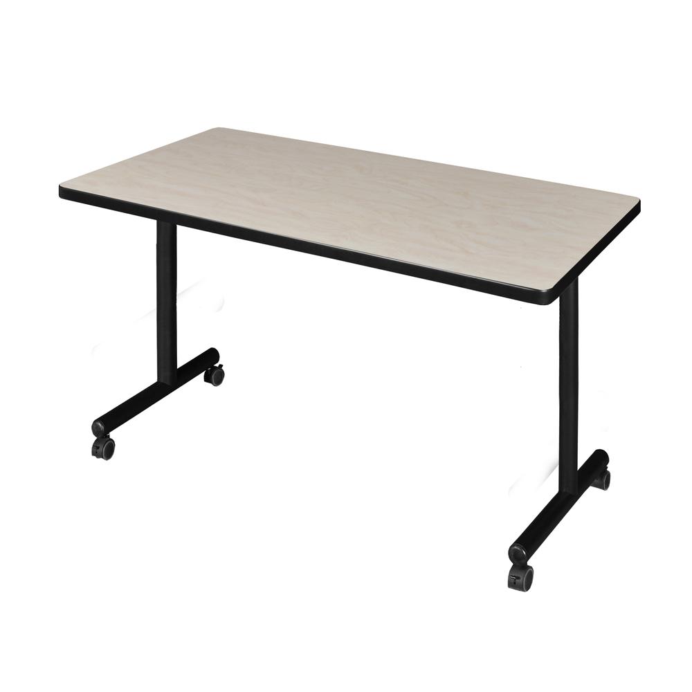 42" x 30" Kobe Mobile Training Table- Maple. Picture 1