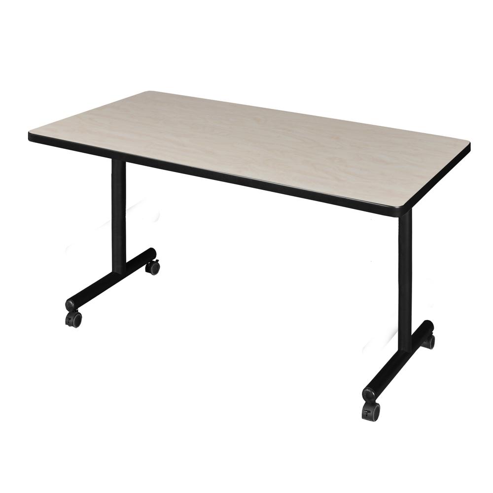 48" x 30" Kobe Mobile Training Table- Maple. Picture 1